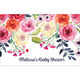 White Watercolor Roses Placemats Image 3 of 5